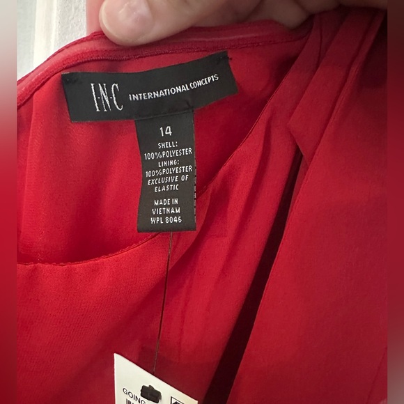 INC International Concepts One Shoulder Top - Picture 4 of 4